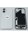 Set Tapa trasera o tapa bateria blanca iPhone 16 con carcasa central y componentes Remanufacturada Grado A