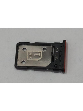 Soporte o bandeja sim roja Dual sim para Motorola Moto Edge 60 Neo 5G calidad premium