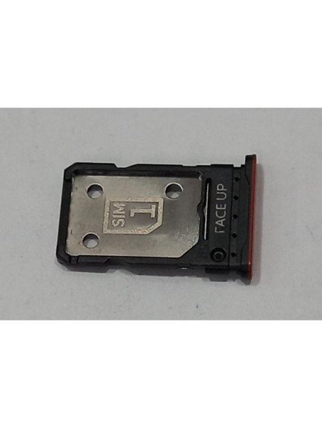 Soporte o bandeja sim roja Dual sim para Motorola Moto Edge 60 Neo 5G calidad premium