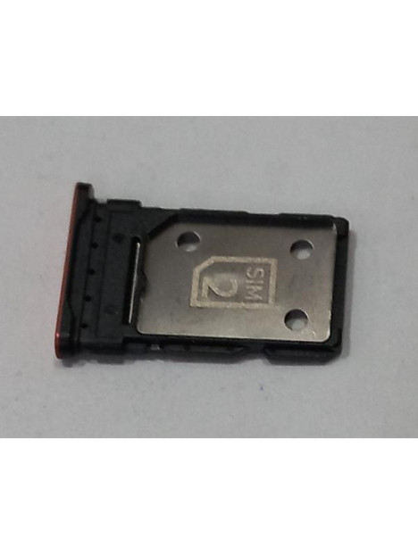 Soporte o bandeja sim roja Dual sim para Motorola Moto Edge 60 Neo 5G calidad premium
