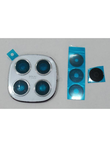 Cristal de camara para Xiaomi Redmi Note 15 5G con cubierta blanco calidad premium