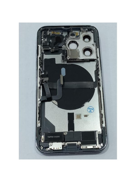 Tapa trasera o tapa bateria azul para iPhone 13 Pro con carcasa central y componentes Remanufacturada Grado A