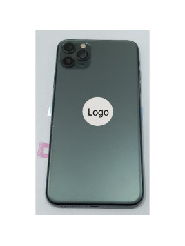 Tapa trasera o tapa bateria verde para iPhone 11 Pro Max con carcasa central y componentes Remanufacturada Grado A