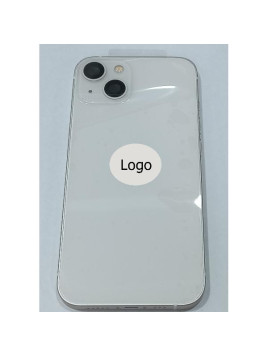 Tapa trasera o tapa bateria Starlight para iPhone 13 con carcasa central y componentes Remanufacturada Grado A