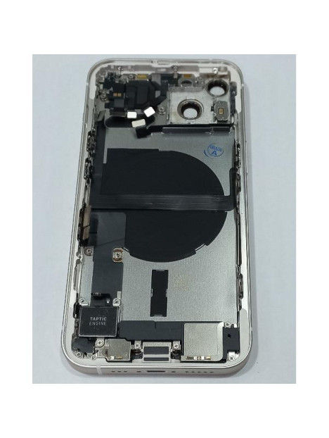 Tapa trasera o tapa bateria Starlight para iPhone 13 con carcasa central y componentes Remanufacturada Grado A