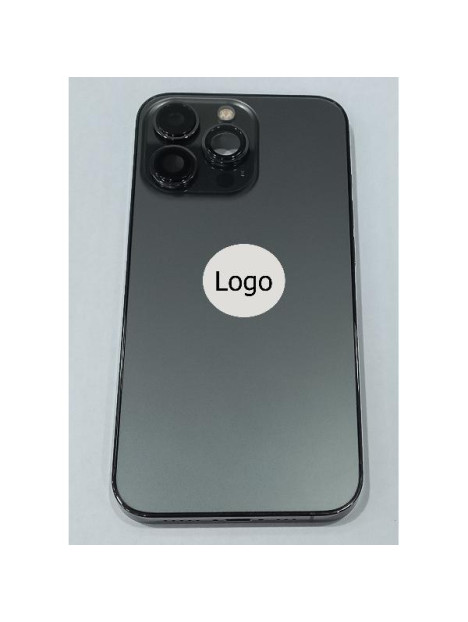 Tapa trasera o tapa bateria grafito para iPhone 13 Pro con carcasa central y componentes Remanufacturada Grado A