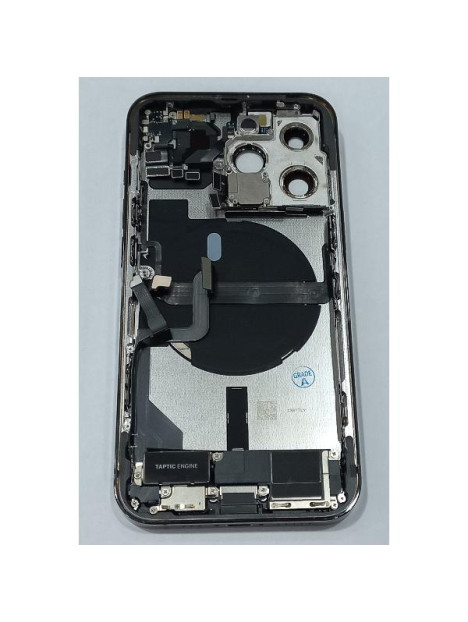 Tapa trasera o tapa bateria grafito para iPhone 13 Pro con carcasa central y componentes Remanufacturada Grado A