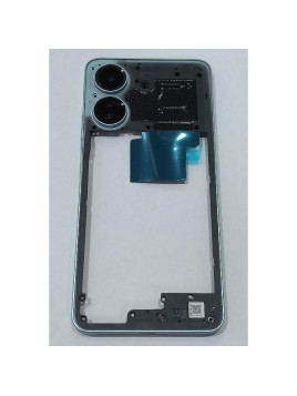 Carcasa o marco central blanco para Xiaomi Redmi 13C 560003C3UA00 Service Pack