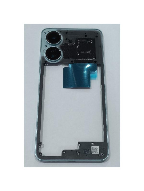 Carcasa o marco central blanco para Xiaomi Redmi 13C 560003C3UA00 Service Pack