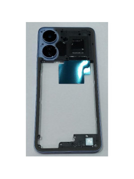 Carcasa o marco central morado para Xiaomi Poco C65 560003C3UP00 Service Pack