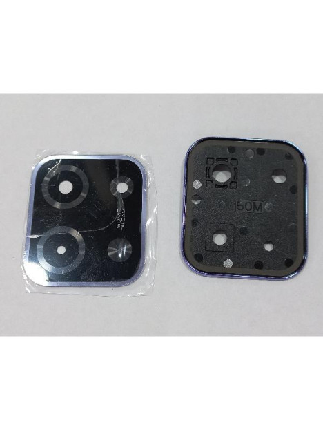 Cristal de camara para Xiaomi Poco C85 con cubierta morada calidad premium