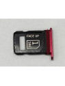 Soporte o bandeja sim roja Dual sim para Motorola Razr 60 Ultra 5G calidad premium
