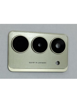 Cristal de camara para Realme 14X 5G con cubierta dorada calidad premium