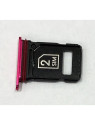 Soporte o bandeja sim rosa Dual sim para Motorola Razr 60 Ultra 5G calidad premium
