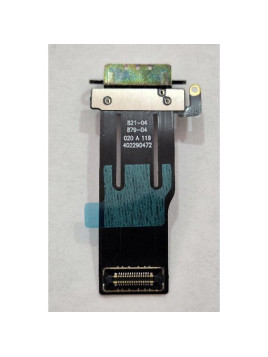 Flex puerto de carga plata para Apple iPad Pro 13 2024 7th A2925 A2926 compatible