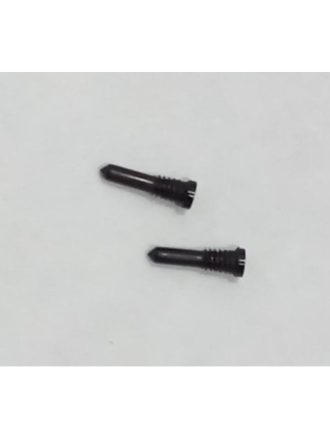 Set de 2 tornillos inferiores negros para iPhone 17 Air calidad premium
