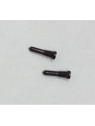Set de 2 tornillos inferiores negros para iPhone 17 Air calidad premium