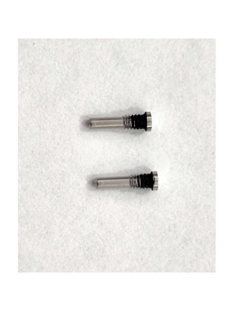 Set de 2 tornillos inferiores blancos para iPhone 17 Air calidad premium