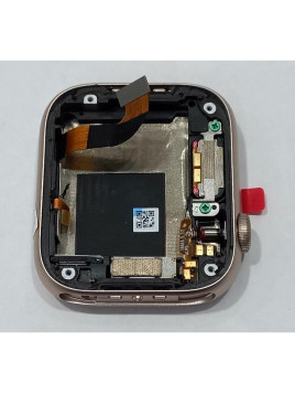 Pantalla para Honor Watch 5 STL-L19 mas tactil negro con marco oro mate calidad premium