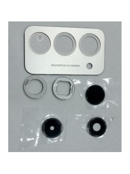 Cristal de camara para Xiaomi Redmi 15 4G Xiaomi Redmi 15 5G con cubierta plata calidad premium