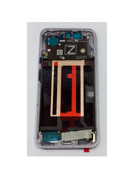 Pantalla para Oppo Reno 13 5G CPH2689 mas tactil negro con marco morado calidad premium