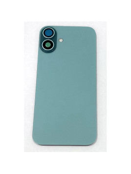 Tapa trasera o tapa bateria completa verde para iPhone 16 Plus A3290 A3082 A3289 A3291 con NFC