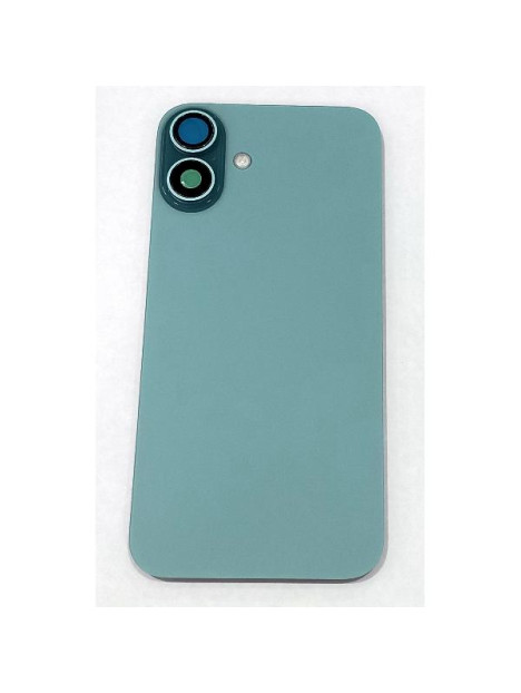 Tapa trasera o tapa bateria completa verde para iPhone 16 Plus A3290 A3082 A3289 A3291 con NFC