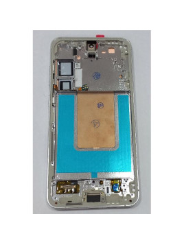 Pantalla para Samsung Galaxy S24 Plus S926 mas tactil negro con marco plata version Europea compatible Oled