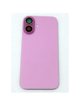 Tapa trasera o tapa bateria completa rosa para iPhone 16 A3287 A3081 A3286 A3288 con NFC