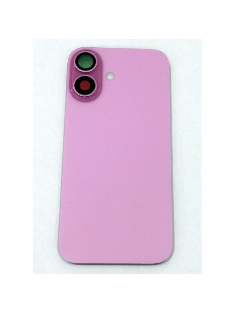 Tapa trasera o tapa bateria completa rosa para iPhone 16 A3287 A3081 A3286 A3288 con NFC
