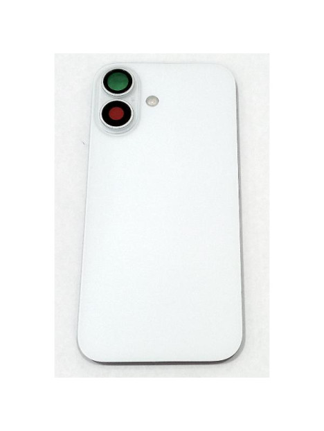 Tapa trasera o tapa bateria completa blanca para iPhone 16 A3287 A3081 A3286 A3288 con NFC
