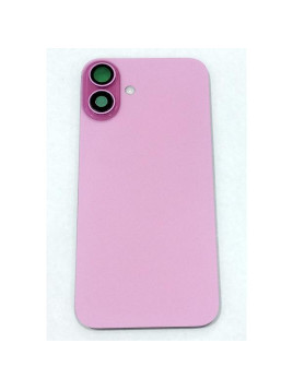Tapa trasera o tapa bateria completa rosa para iPhone 16 Plus A3290 A3082 A3289 A3291 con NFC