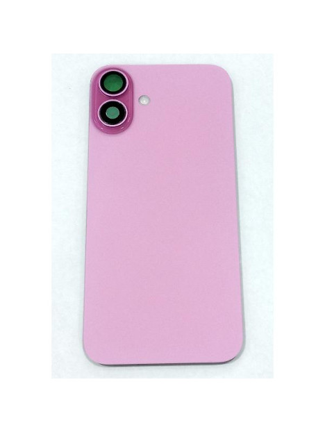 Tapa trasera o tapa bateria completa rosa para iPhone 16 Plus A3290 A3082 A3289 A3291 con NFC