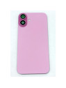 Tapa trasera o tapa bateria completa rosa para iPhone 16 Plus A3290 A3082 A3289 A3291 con NFC