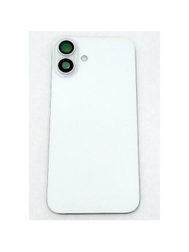 Tapa trasera o tapa bateria completa blanca para iPhone 16 Plus A3290 A3082 A3289 A3291 con NFC