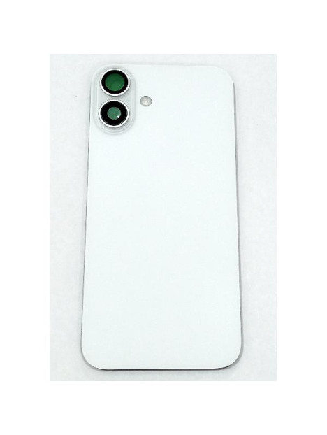 Tapa trasera o tapa bateria completa blanca para iPhone 16 Plus A3290 A3082 A3289 A3291 con NFC