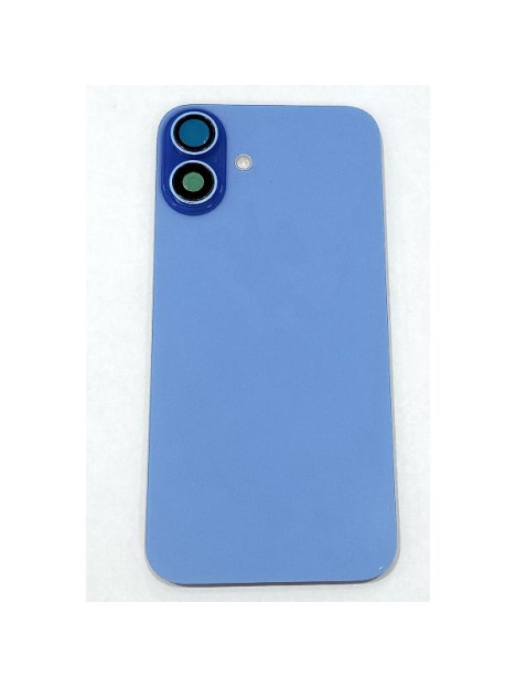 Tapa trasera o tapa bateria completa azul para iPhone 16 Plus A3290 A3082 A3289 A3291 con NFC