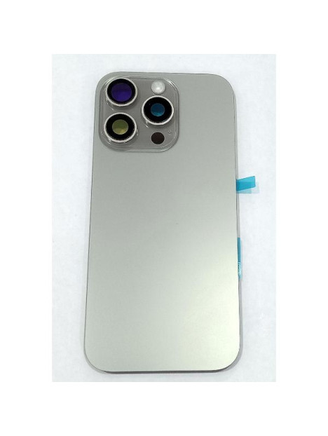 Tapa trasera o tapa bateria completa gris para iPhone 16 Pro A3293 A3083 A3292 A3294 con NFC