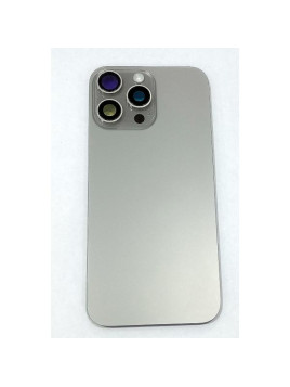 Tapa trasera o tapa bateria completa gris para iPhone 16 Pro Max A3296 A3084 A3295 A3297 con NFC