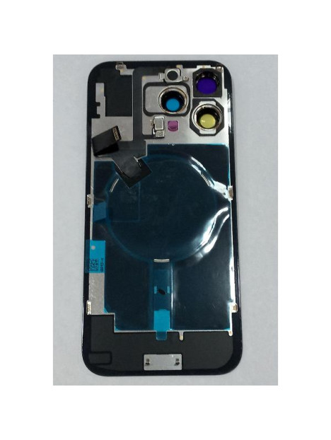 Tapa trasera o tapa bateria completa gris para iPhone 16 Pro Max A3296 A3084 A3295 A3297 con NFC