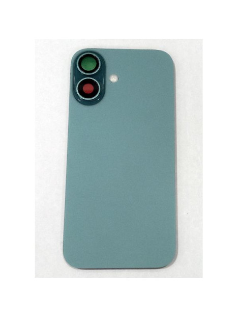 Tapa trasera o tapa bateria completa verde para iPhone 16 A3287 A3081 A3286 A3288 con NFC
