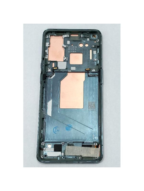 Pantalla para Oneplus 9 Pro mas tactil negro con marco azul compatible Oled