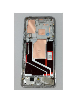 Pantalla para Oneplus 9 Pro mas tactil negro con marco plata compatible Oled