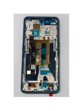 Pantalla para Nothing Phone 3A 5G Nothing Phone 3A Pro 5G mas tactil negro con marco azul calidad premium