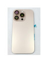 Tapa trasera o tapa bateria completa dorada para iPhone 16 Pro A3293 A3083 A3292 A3294 con NFC