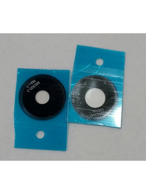 Set de 2 cristales de camara para Xiaomi Poco M7 Pro 5G calidad premium