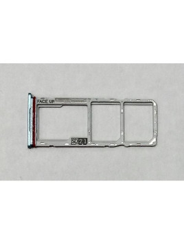 Soporte o bandeja sim azul para Motorola Moto E15 calidad premium