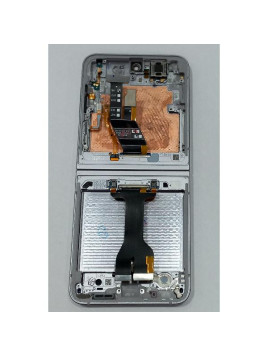 Pantalla para Samsung Galaxy Z Flip 6 5G F741 mas tactil negro con marco gris compatible Oled