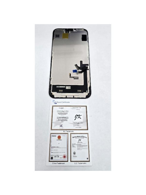 Pantalla JK para iPhone 14 Plus A2885 A2886 A2887 A2888 mas tactil negro calidad Soft Oled