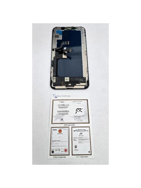 Pantalla JK para iPhone XS A2097 A2100 A1920 A2098 mas tactil negro calidad Hard Oled